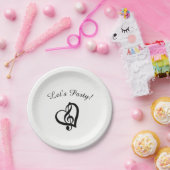 Music G Heart Let's Party Pappteller (Party)