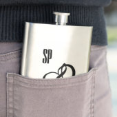 Music G Heart Personalisiert Flachmann (Beispiel)
