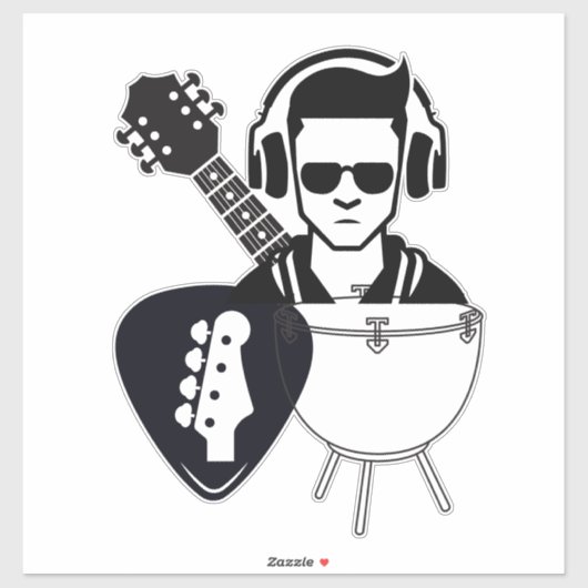 Music Galore Aufkleber (Blatt)