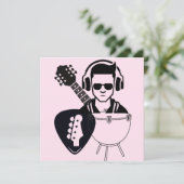 Music Galore Einladung (Stehend Vorderseite)