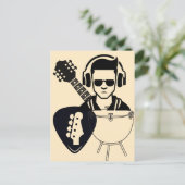 Music Galore Postkarte (Stehend Vorderseite)