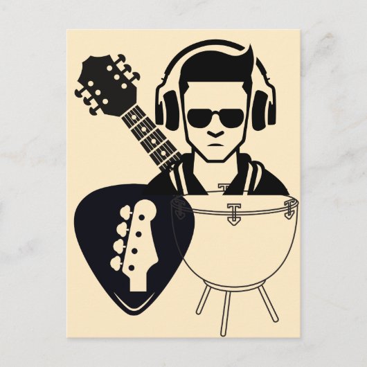 Music Galore Postkarte (Vorderseite)