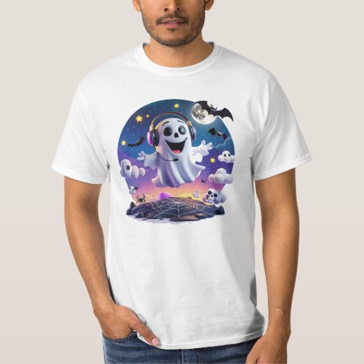Music Ghost T-Shirt (Vorderseite)