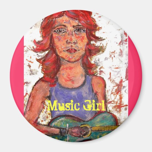 Music Girl Magnet (Vorne)