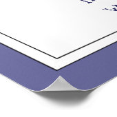 Music gives my heart wings with Bird Poster (Ecke)