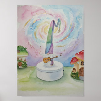 Music Gnome Poster