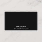 Music Gold DJ Visitenkarte (Rückseite)