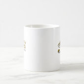 Music Grad Gold Treble Clef Abschluss Sänger Kaffeetasse (Mittel)