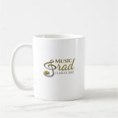 Music Grad Gold Treble Clef Abschluss Sänger Kaffeetasse (Links)