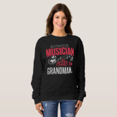 Music Grandmama Design - Mein Lieblingsmusikaufruf Sweatshirt (Vorne ganz)