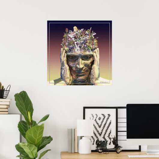 Music Head Poster (Heimbüro)