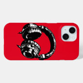 Music Headphones DJ Birthday Party Case-Mate iPhone Hülle (Rückseite (Horizontal))
