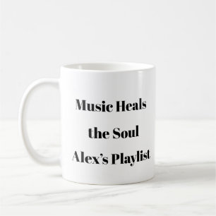 Music Healing Tasse - Custom Mental Health Gift
