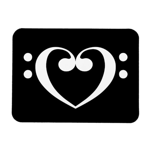 Music Heart Magnet (Horizontal)