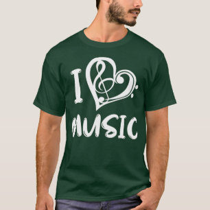 Music I Liebe Music Design T-Shirt