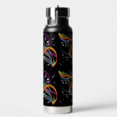 Music Illustration - benutzerdefinierte Monografie Trinkflasche (rechts)