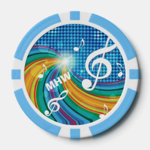 Music Illustration - kundenspezifische Poker-Chips Pokerchips