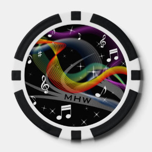 Music Illustration - kundenspezifische Poker-Chips Pokerchips