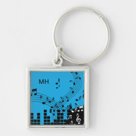 Music Illustration - kundenspezifische Schlüsselke Schlüsselanhänger