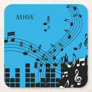 Music Illustration kundenspezifische Untersetzer f