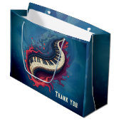 Music in motion, the curved piano. große geschenktüte (Vorderseite Schrägansicht)