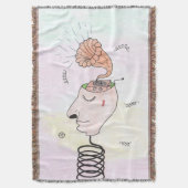 "Music in my head" Postcard Decke (Vorderseite Vertikal)