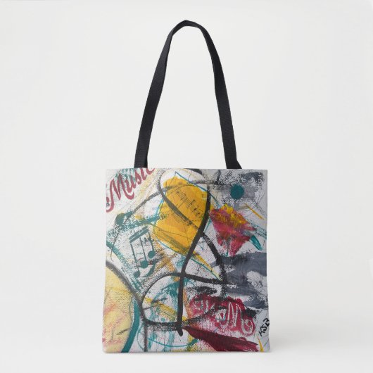 Music in the Air Tote Tasche (Vorderseite)