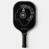 Music individuelle Name Pickleball Schläger (Rückseite)