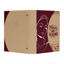 "Music is Healing" Artistic Binder