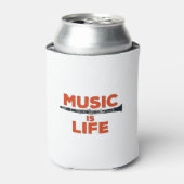 Music is Life Dosenkühler (Kanne Vorderseite)