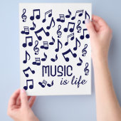Music is Life Flyer (Hand)