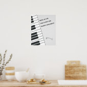 Music Is Life Poster (Küche)