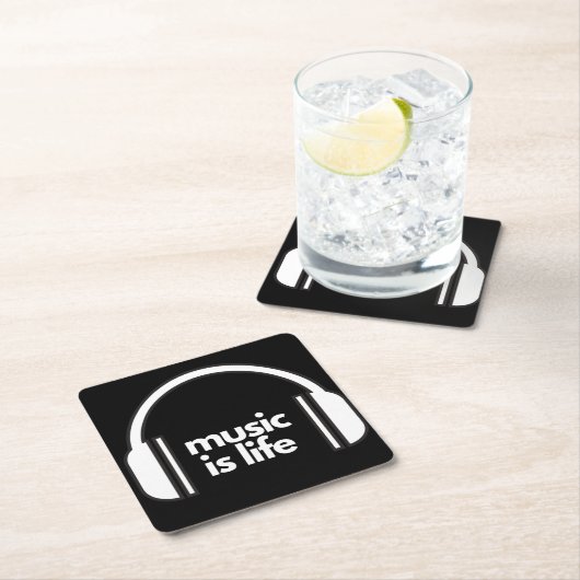 Music is Life Untersetzer (Vor Ort)