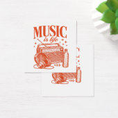 Music Is Life Vintage Design (Schreibtisch)