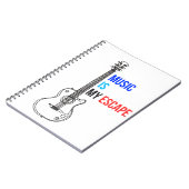 Music is my escape notizblock (Linke Seite)