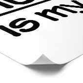 Music is my life poster (Ecke)