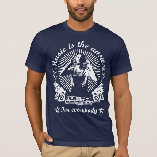 Music is the 02 answer T-Shirt (Vorderseite)