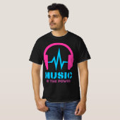 Music is the power T-Shirt (Vorne ganz)