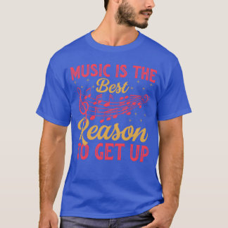 Music Ishe Best Reasono Aufstehen Musik Lover T-Shirt
