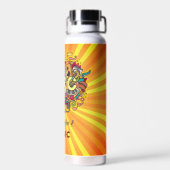 MUSIC ist die stärkste Form der Magie Trinkflasche (Rückseite)