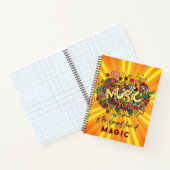 MUSIC ist die stärkste Form der Magischen Spirale Notizblock (Innenseite)
