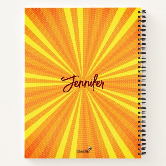 MUSIC ist die stärkste Form der Magischen Spirale Notizblock (Rückseite)