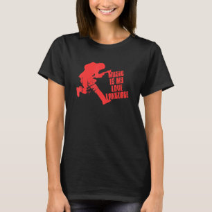 Music ist mein Liebe-Gitarrist T-Shirt