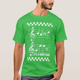 Music its a Bandhing Musiknotens Rettro T-Shirt