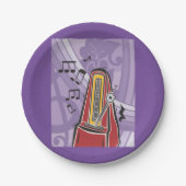 Music Jukebox Paper-Teller Pappteller (Vorderseite)