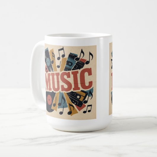 Music Kaffeetasse (Vorderseite Links)