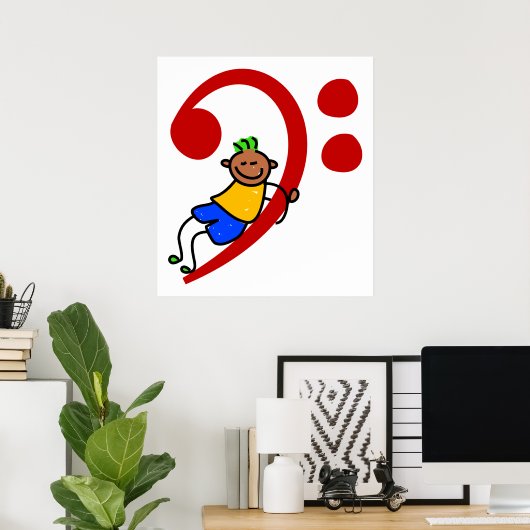 Music Kid Poster (Heimbüro)