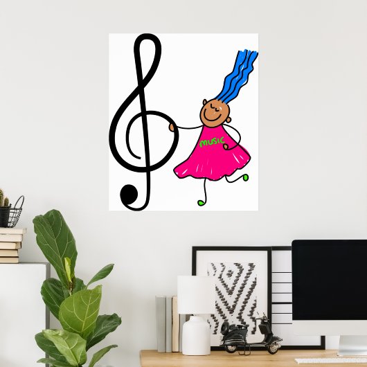 Music Kid Poster (Heimbüro)