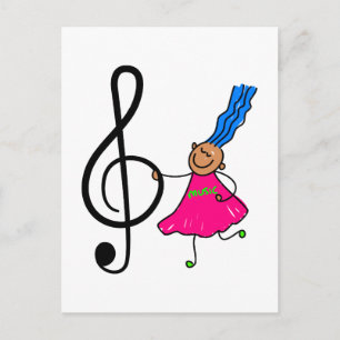 Music Kid Postkarte