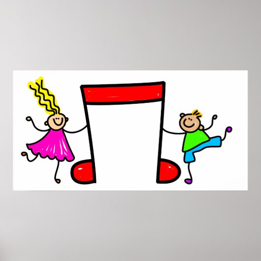 Music Kids Poster (Vorne)